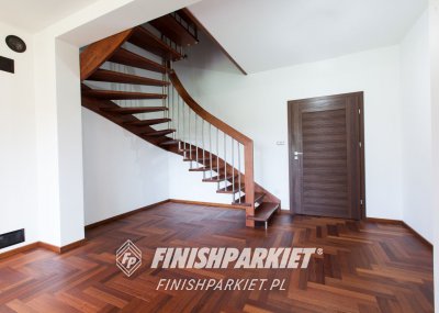 Finish Parkiet Merbau - Olejowosk Osmo, Faza 4x